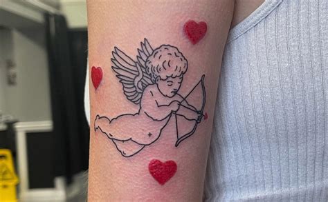 cupido tattoo|cupid tattoo drawing.